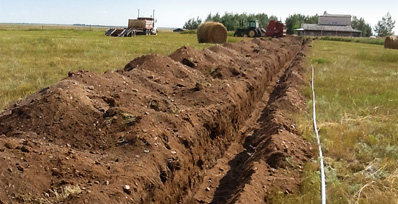 Wiring trenches