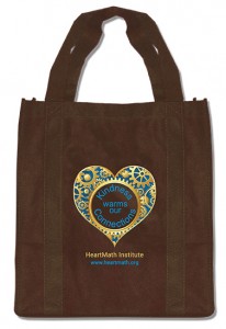 brown tote bag gift for donation research