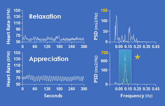 Heart rhythm patterns during different emotional states