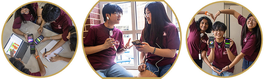Students using HeartMath Inner Balance Students using HeartMath Inner Balance