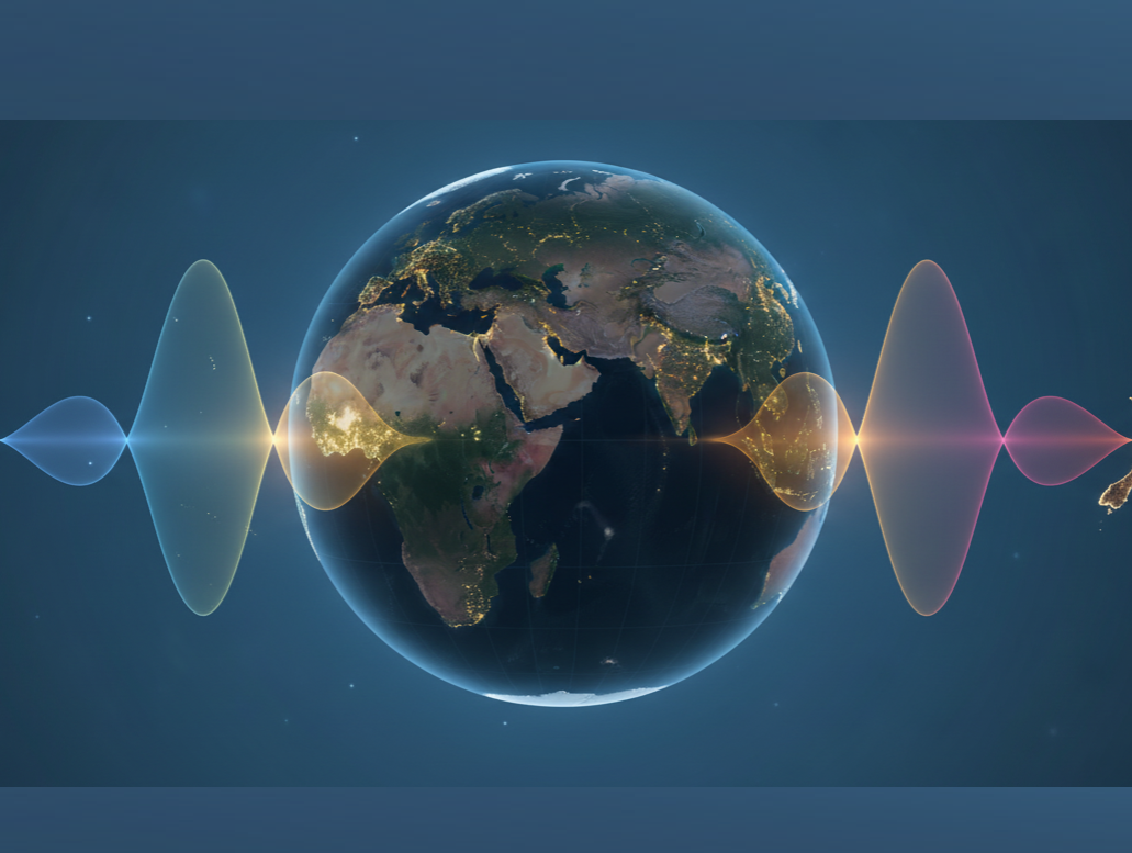 Global Study of Long Term Heart Rhythm Synchronization